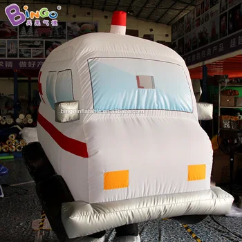 

2m High Inflatable Ambulance Car Cartoon Party Gift/Blow-up Fun Costume Kids Entainment Toy