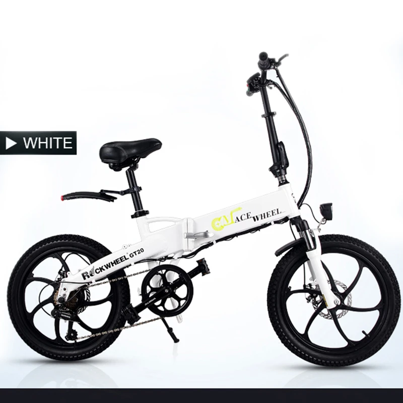 MYATU Small Folding Portable Electric Bicycle 48 V Mini Scooter Off-road Batterysnowmobile Lithium