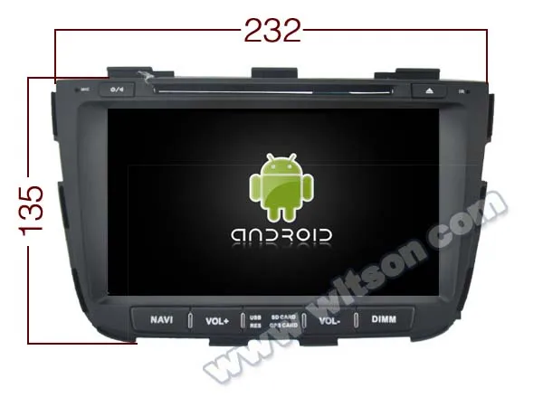 WITSON Android 9,0 ips HD экран для KIA SORENTO 2013 автомобильный DVD радио 4 ГБ ОЗУ+ 64 Гб Вспышка 8 Восьмиядерный стерео+ DVR/wifi+ DSP+ DAB