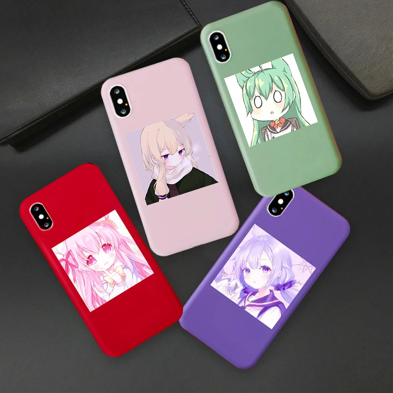 Anime Cute Phone Case Iphone 7 8 Plus Cover 11 X Xs Xr 6s Aliexpress