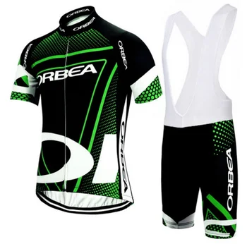 

New Orbea Short Sleeve Cycling Jerseys Bib Sets Breathable Bike Clothing 9D Gel Pad MTB Bicycle Clothes Ropa Ciclismo