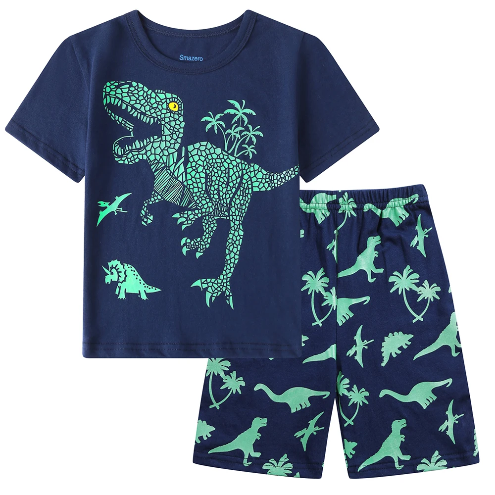 Boys Pyjamas Set Glow in The Dark 
