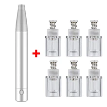 Перезаряжаемая Дерма-ручка иглы нано Доктор ручка машина Профессиональное косметическое оборудование кожный штамп терапия с Nano чип иглы