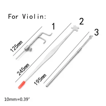 

Violin Luthier Tools Kit Sound Column Hook Clip Length Caliper Sound Post Gauge