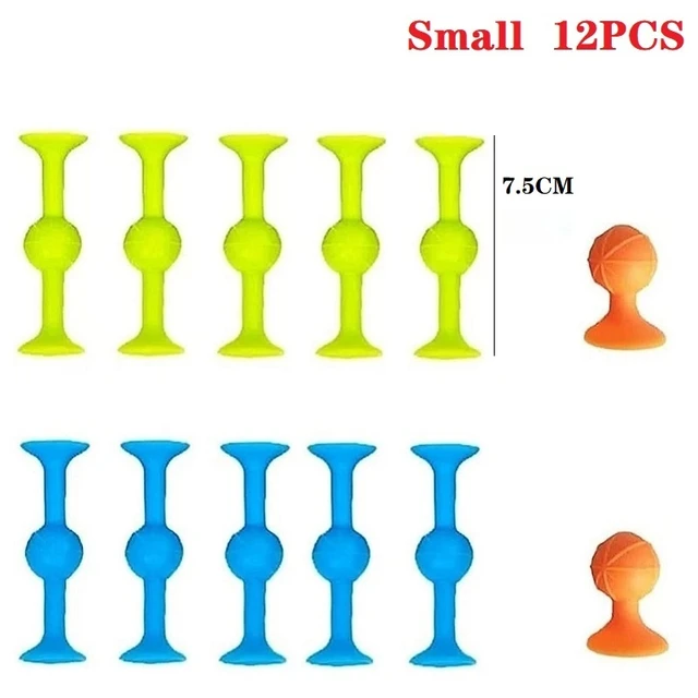 Sucker Toys Silicone Target Marker and Darts Funny Toy Set Family Outdoor Competitive Games Rubber Family Interactive Toy 4