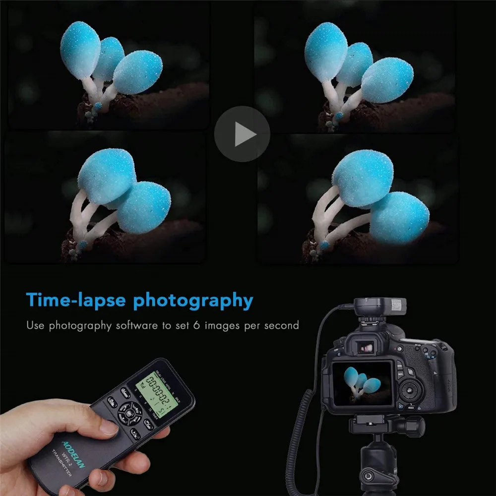 de controle remoto para nikon d850, d5200,