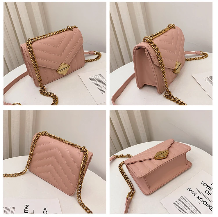 Bolsos Mujer Bolsas Feminina Sense универсальная сумка на цепочке Ins на одно плечо Маленькая квадратная Женская стильная