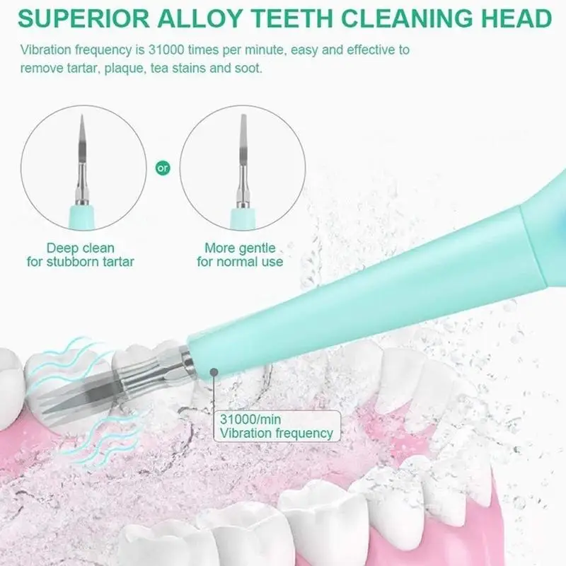 New Portable Electric Sonic Dental Scaler Tooth Calculus Remover Tooth Stains Tartar Tool Dentist Whiten Teeth 1 New Portable Electric Sonic Dental Scaler Tooth Calculus Remover Tooth Stains Tartar Tool Dentist Whiten Teeth 4