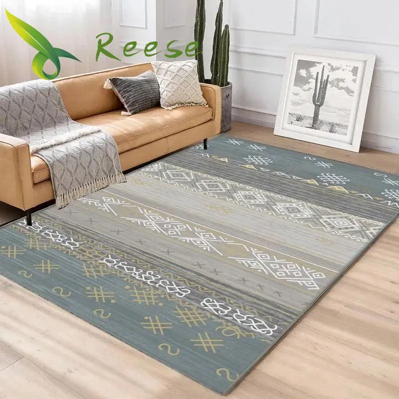 Carpet Rug For Living Room Modern Simple Geometric Wood Floor Non Slip Antifouling Bedroom Parlor Factory Supply Aliexpress Wood Floor Rug Non Slip Antifouling