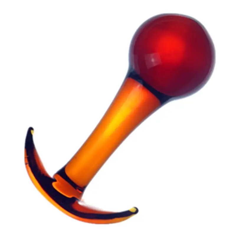 Новинка хит синий коричневый голова пирекса кристальная волна анальные шарики