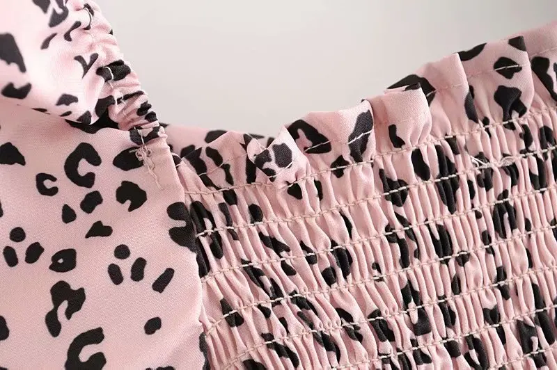 Bazaleas шикарный фонарь с длинным рукавом Обрезанные blusas mujer de moda женский Печатный принт укороченный топ винтажные блузки дропшиппинг