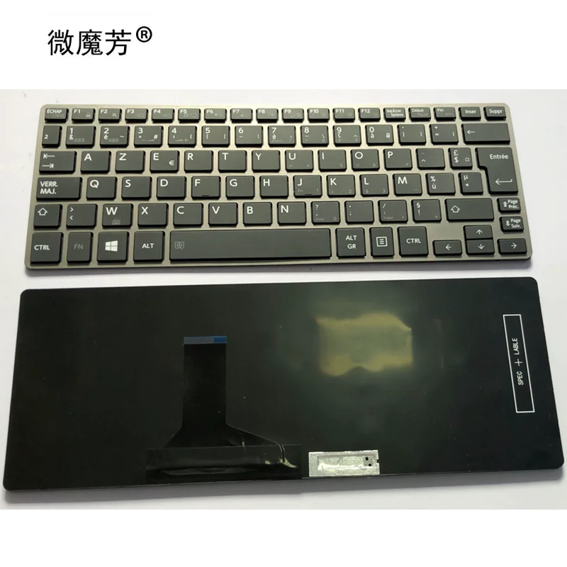 Teclado Francês Azerty para Toshiba Portge Z30 Z30t com Tamanhos Diferentes