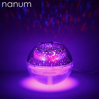 

Creative LED Crystal Night Light Projection Humidifier Essential Oil Diffuser Aroma Lamp USB Aromatherapy Air freshener Fogger