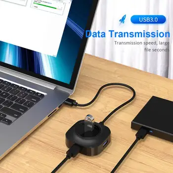 

USB Hub 3.0 Multi USB 3.0 Hub 2.0 USB Splitter Adapter Multiple 3 Hub Expander 4 Port Hab For PC Laptop Computer Accessories