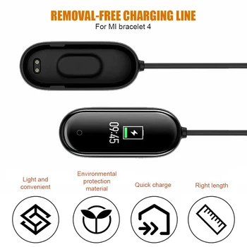 

Newest High Quality USB Charger Cable For Xiaomi Mi Band 3 4 Wristband Smart Bracelet Band4 USB Charger Compatible Adapter 2020