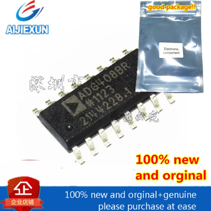 10 шт. и ADG408 ADG408BRZ ADG408BR лапками углублением SOP-16