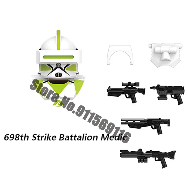 501st Clone Trooper Building Blocks Republic Commando Force 99 Hunter Crosshair Wrecker Echo Cody Rex Star Brick Figure Wars Toy D-X1630