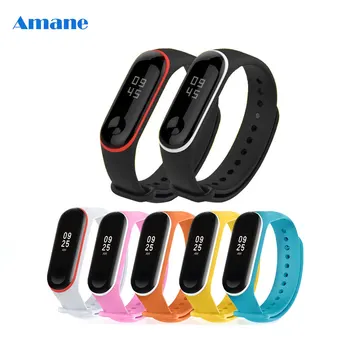 

Replacement Strap for Miband 4 Silicone Wrist Strap for Mi band 4 5 3 M3 Plus M4 Sport Wristband for Xiaomi miband Bracelet