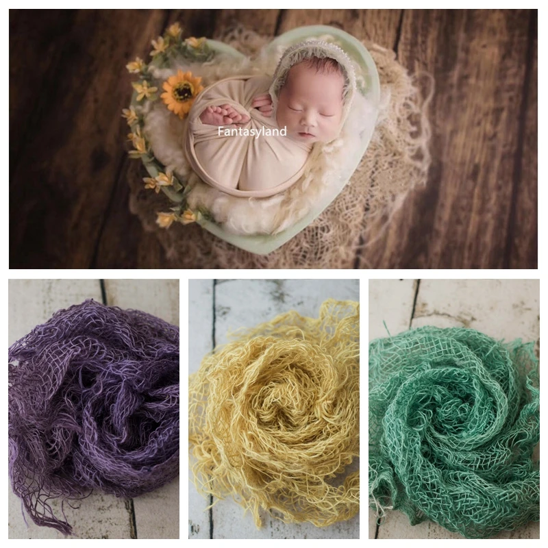 New hemp rope blanket newborn photography props linen mat blanket baby photography blanket newborn photo photography