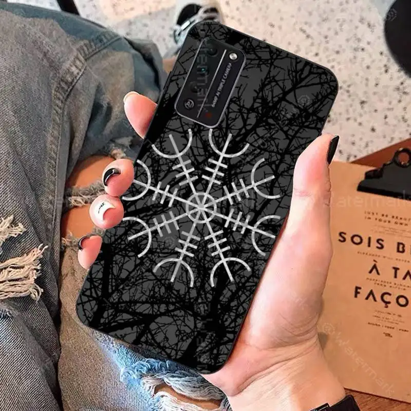 TOPLBPCS Viking Vegvisir Odin Nordic мягкий резиновый чехол для телефона Huawei Honor 8x9 10 20 V 30 pro lite view 7A