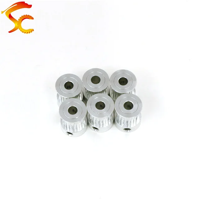 

3D Printers Parts printer pulley GT2 20 teeth bore 5mm 2GT 20teeth timing pulley fit for GT2 belt width 10mm