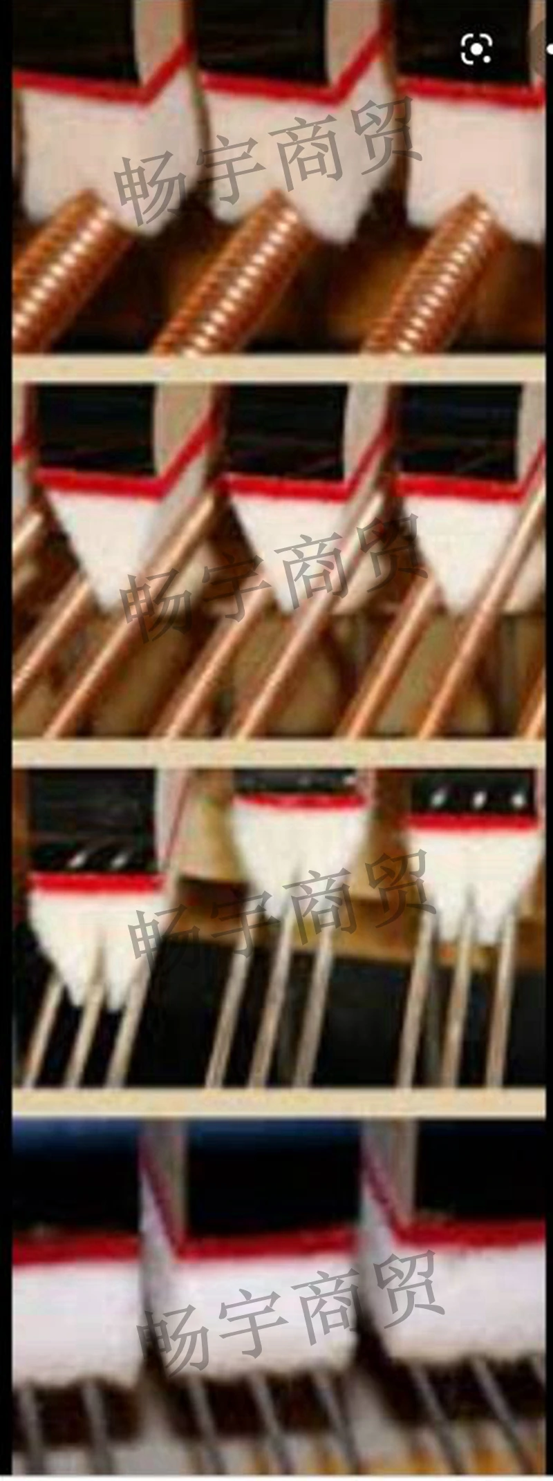 Description Picture 3 of itemPiano tuning tools accessories Grand Piano damper felt Bass/Treble/Alto/tenor triangle wool/Flowering it/Slot wool Piano parts