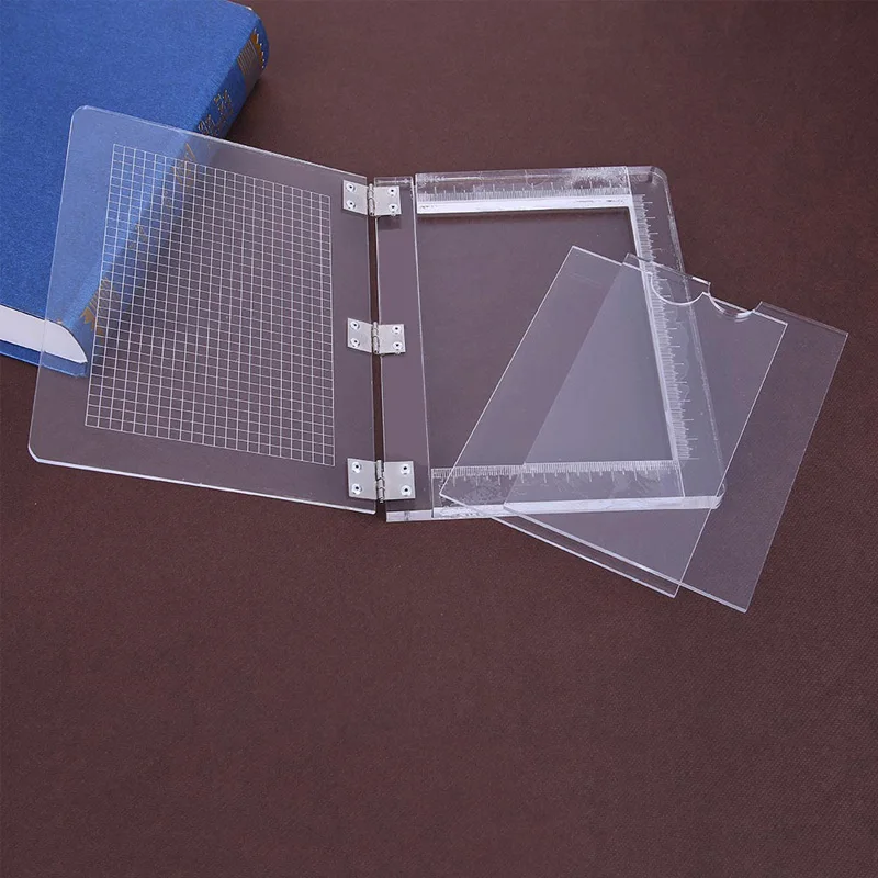 

Stamping Tools Clear Acrylic Stamping Block Mounting Scrapbooking Crafts For Essential New 2019