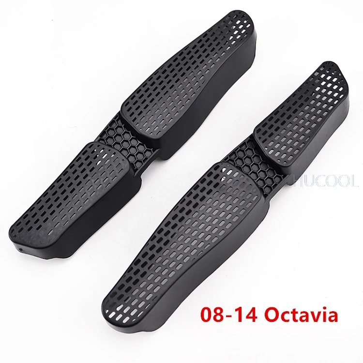 Octavia Thicken 2ps Для Skoda new Octavia Новое превосходное автомобильное сиденье заднего кондиционера воздуха на выходе Крышка Анти-блокирующая Защитная крышка автомобильные аксессуары - Цвет: Octavia Thicken 2ps