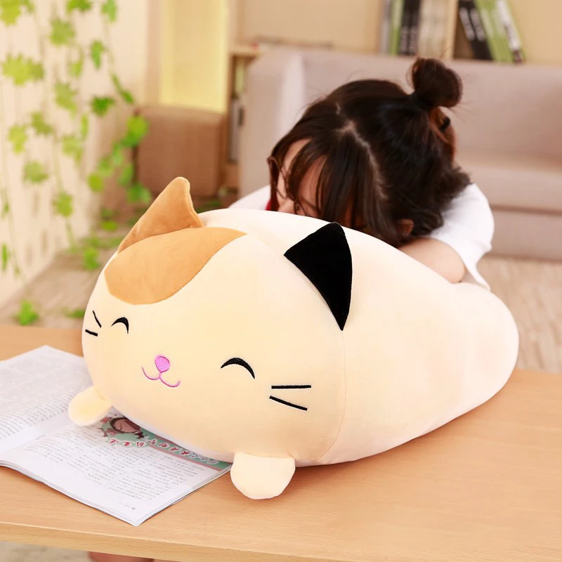 Soft Animal Cartoon Pillow Cushion Cute Fat Dog Cat Totoro Penguin Pig Frog Plush Toy Stuffed Lovely kids Birthday Gift Kawaii | Игрушки и