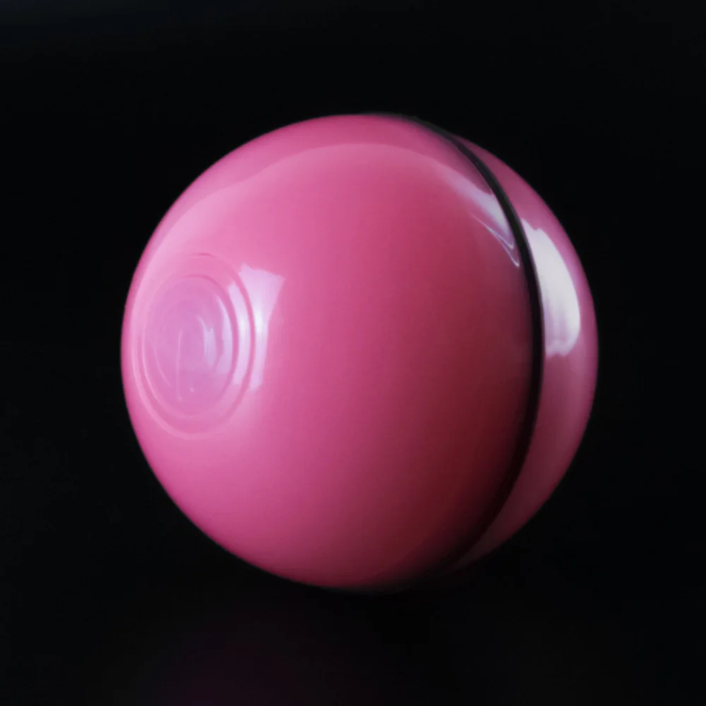Pink Игрушечный мяч для питомца, Электрический светодиодный светильник, зарядка через usb, Умный кот, автоматический тренировочный мяч, цифровые игрушки для кошек, товары для домашних животных - Цвет: Pink