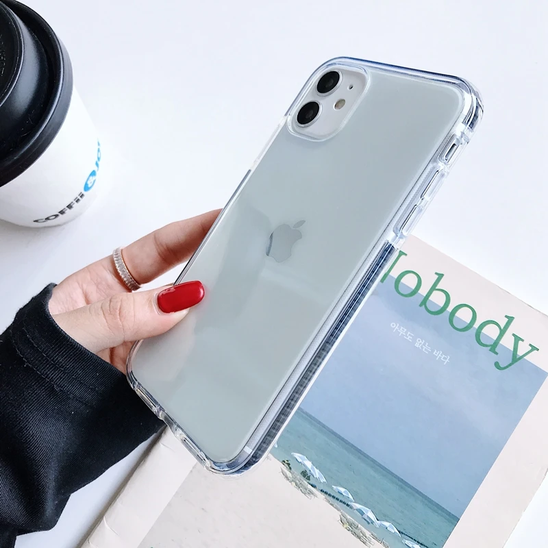 Luxury Candy Transparent Phone Case For iphone 11 12 13 Pro Max XS X XR 7 8 6 6S Plus SE 2020 mini Soft Silicone Cases Cover iphone 11 Pro Max cover case