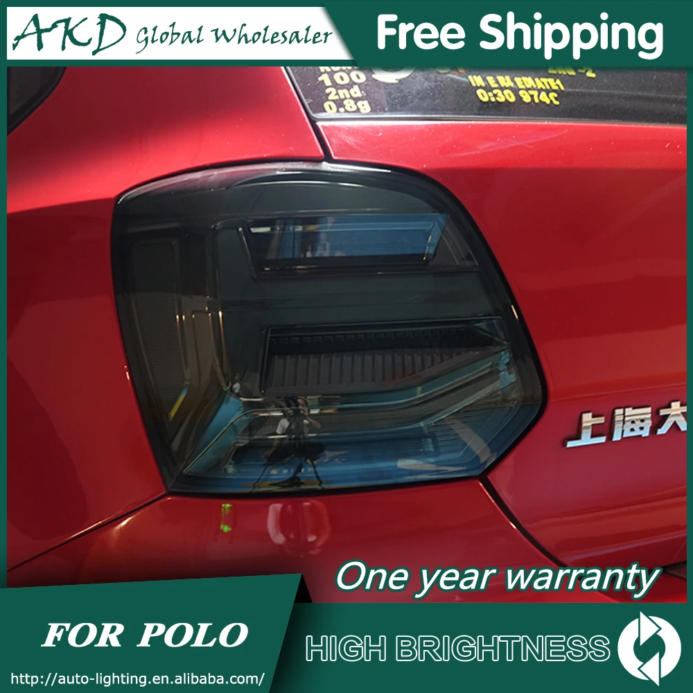 Задний фонарь для автомобиля Volkswagen 2009- новая POLO светодиодная сигнальная лампа Противотуманные фары DRL дневные ходовые огни тюнинг автомобильные аксессуары