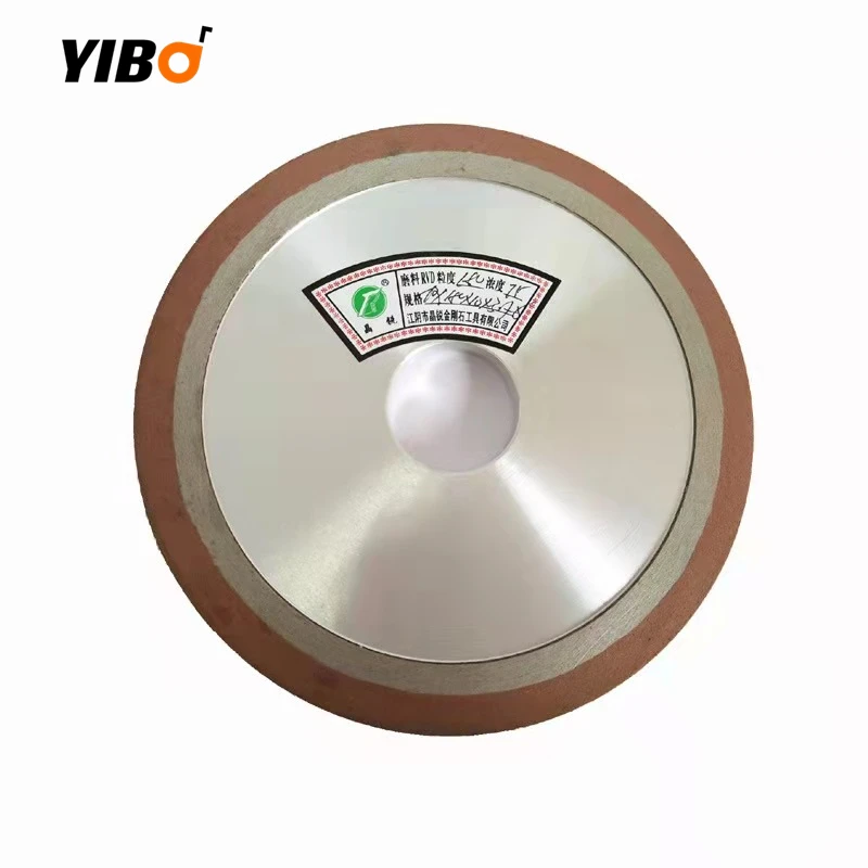75mm/80mm/100mm Diamond Grinding Wheel Cutting Disc Resin Bond For Tungsten Steel Milling Cutter #150/240/320