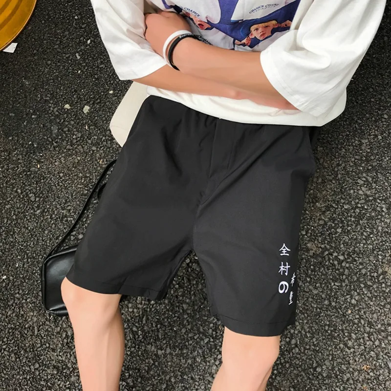 Повседневные мешковатые мужские шорты по колено на шнурке летние свободные шорты пляжные Большие размеры короткие Hombre