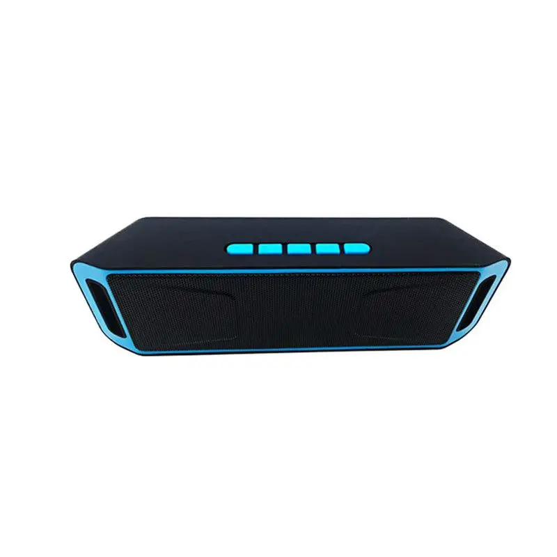 

Portable Outdoor Wireless Bluetooth Speaker Dual Speaker Subwoofer AUX Input Support TF Card U Disk with Mic for Iphone Huawei