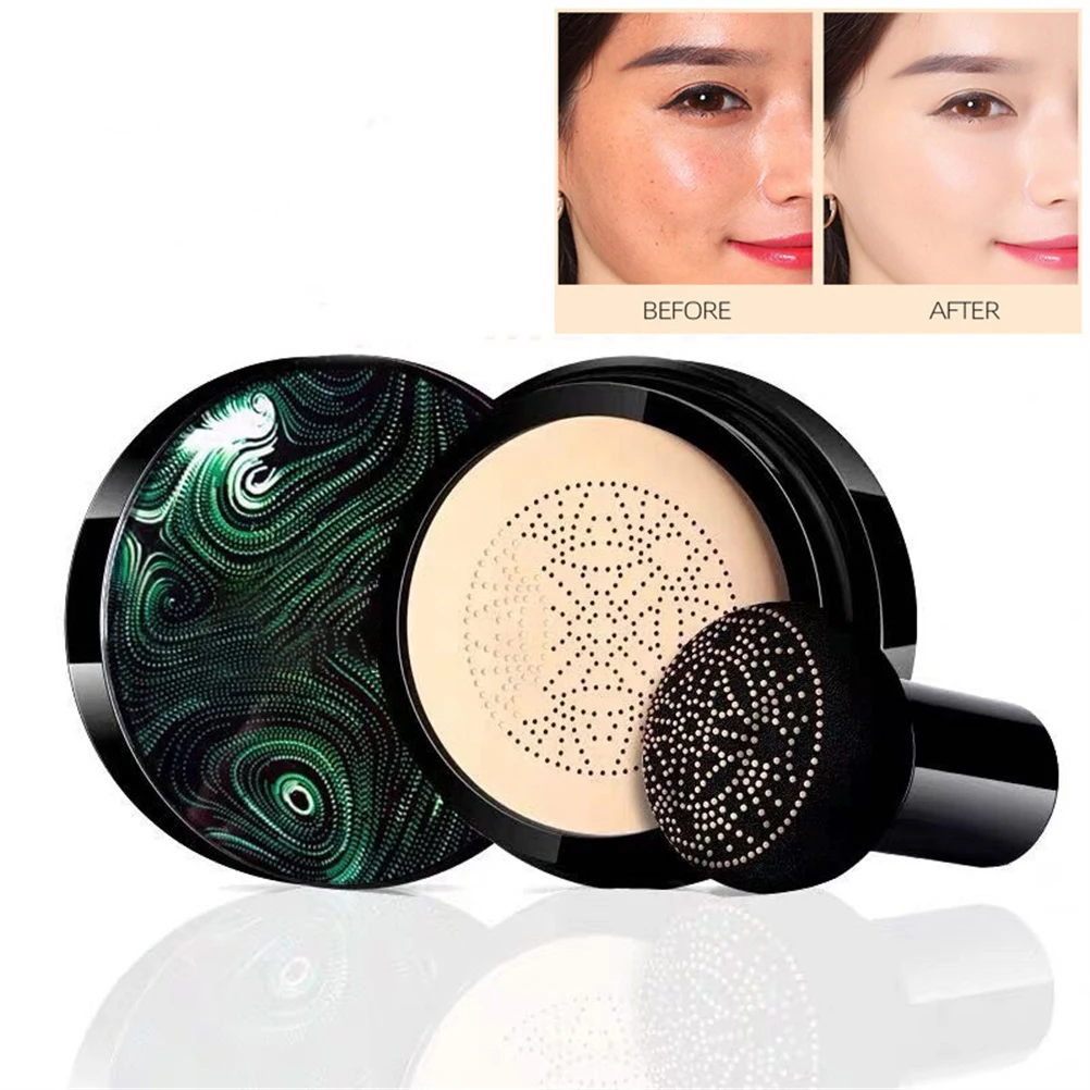 

Mushroom Head Air Cushion CC Cream Moisturizing Concealing Breathable Liquid Foundation Brighten Skin Color Female Cosmetics