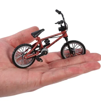 

Alloy Mini Finger BMX Toys Hand Mountain Bike Model with Spare Tire Tools Bicycle Kids Toy Red Blue Green Best Birthday Gift