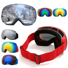 

Anti-Fog Winter Ski Glasses Snowboard Skiing Goggle Snowmobile UV Protection Professional Ski Goggles Outdoor Skiing Equipment