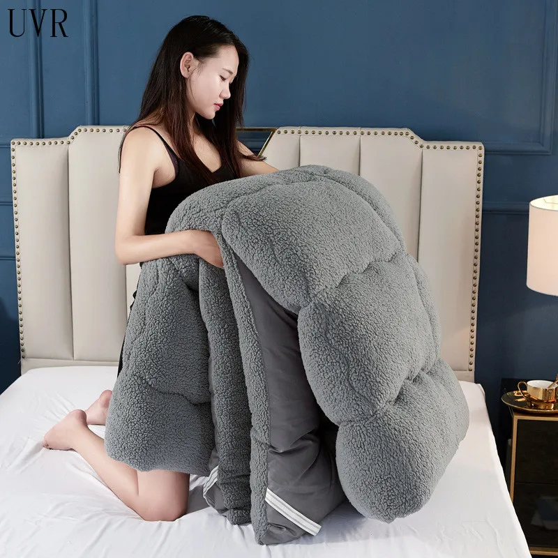 UVR осенне-зимний бархатный коврик для кровати из ягненка домашний мягкий матрас