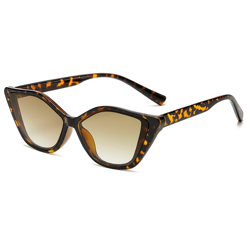 C6tortoise gradbrown Longkeader милые сексуальные женские солнцезащитные очки кошачий глаз женские винтажные брендовые дизайнерские маленькие Солнцезащитные очки женские ретро очки UV400 - Цвет линз: C6tortoise gradbrown