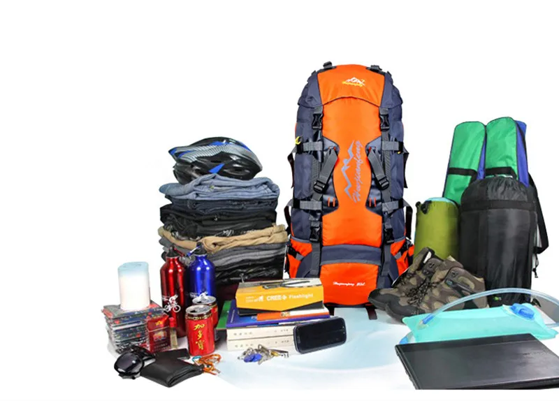 80L походные рюкзаки водонепроницаемый удобный походный рюкзак багаж треккинг кемпинг альпинистские сумки спортивные походные рюкзаки