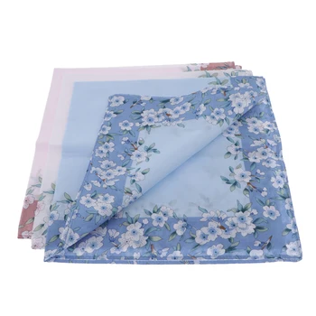 

43X43cm women pocket handkerchief 3pc Cloth Towel Hankerchiefs Towel Hankie Washcloth Handkerchief