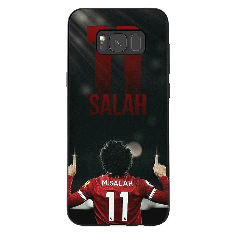 Cute Cartoon Mobile Phone Case for Samsung A20E A70S A2 J4 J6 J7 Duo Plus Prime J8 Core Back Cover Football Player Mohamed