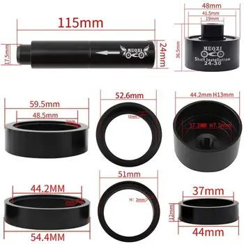 

Bicycle Bottom Bracket Install And Removal Tool Axle Disassembly Gear For Bb86/30/92/pf30 Road Bike Fixed Mountain U7U5