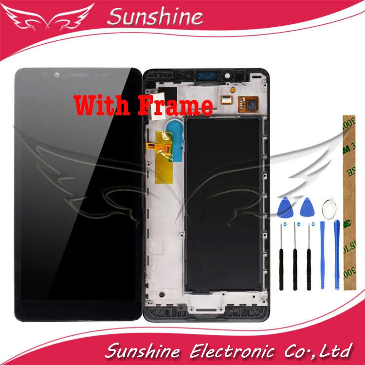 

LCD For Microsoft Nokia Lumia 950 LCD Display With Touch Screen Sensor Complete Assembly With Frame
