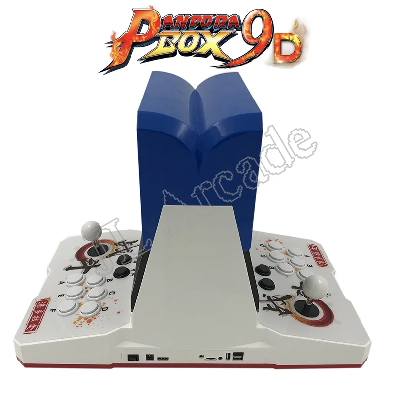 Nieuwste Pandora Box 9d 2500 В 1 пластиковый мини-аркадный 10 дюймов двойной экран 2 Speler bartop 3d tekken 1 2 3 Mortal Kombat 1 2 3 4