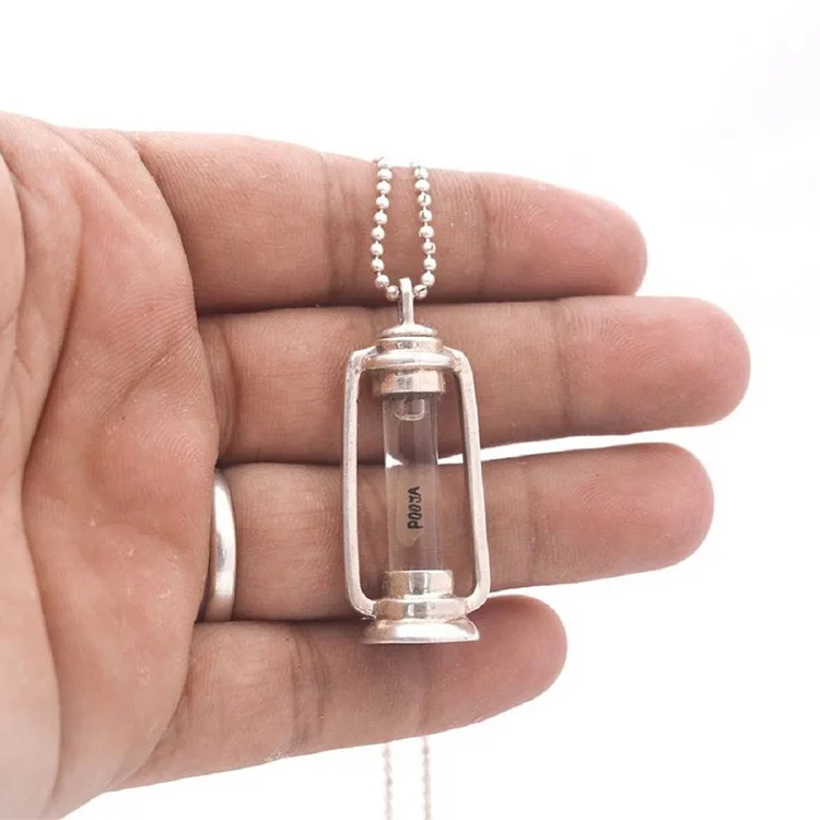 2pcs Glass Vials For Rice Jewelry 