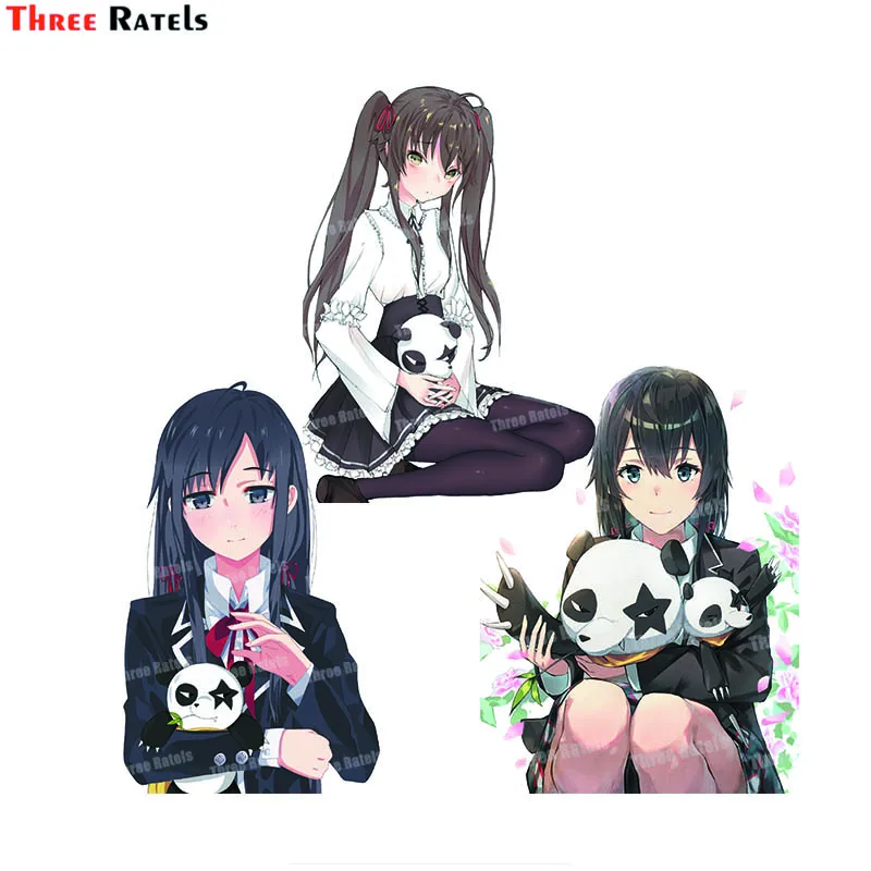 Наклейки Three Ratels A47 Yukinoshita Yukino Yahari Ore No Seishun Lovecome Wa Machigatteiru Стикеры для Bmw E60 Schol