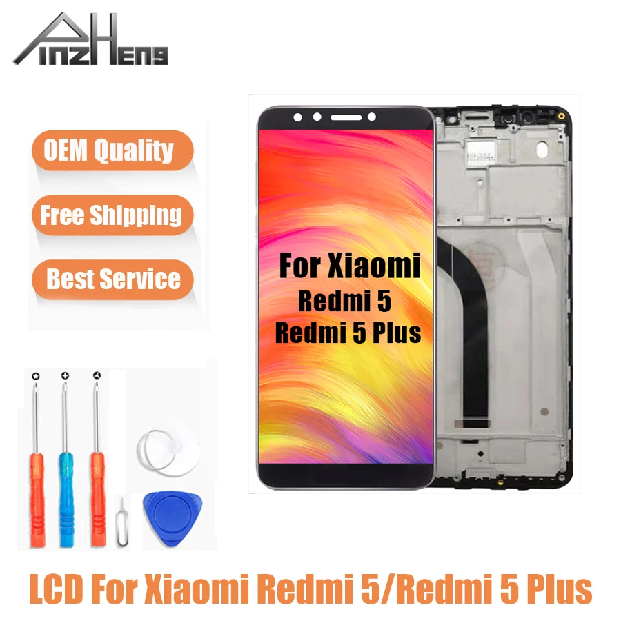 

AAAA Quality LCD For Xiaomi Redmi 5 5 Plus Screen Display Digitizer Assembly Replacement LCD Display For Redmi 5 5 Plus Screen