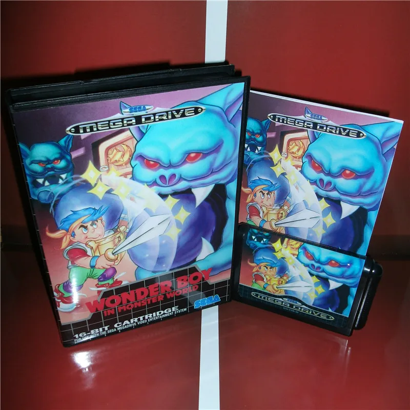 Чехол для Sega Megadrive Genesis приставка видеоигр 16 бит с европейской вилкой коробкой и